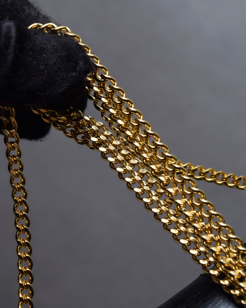 "Christian Dior" Layered flap oblique shoulder bag