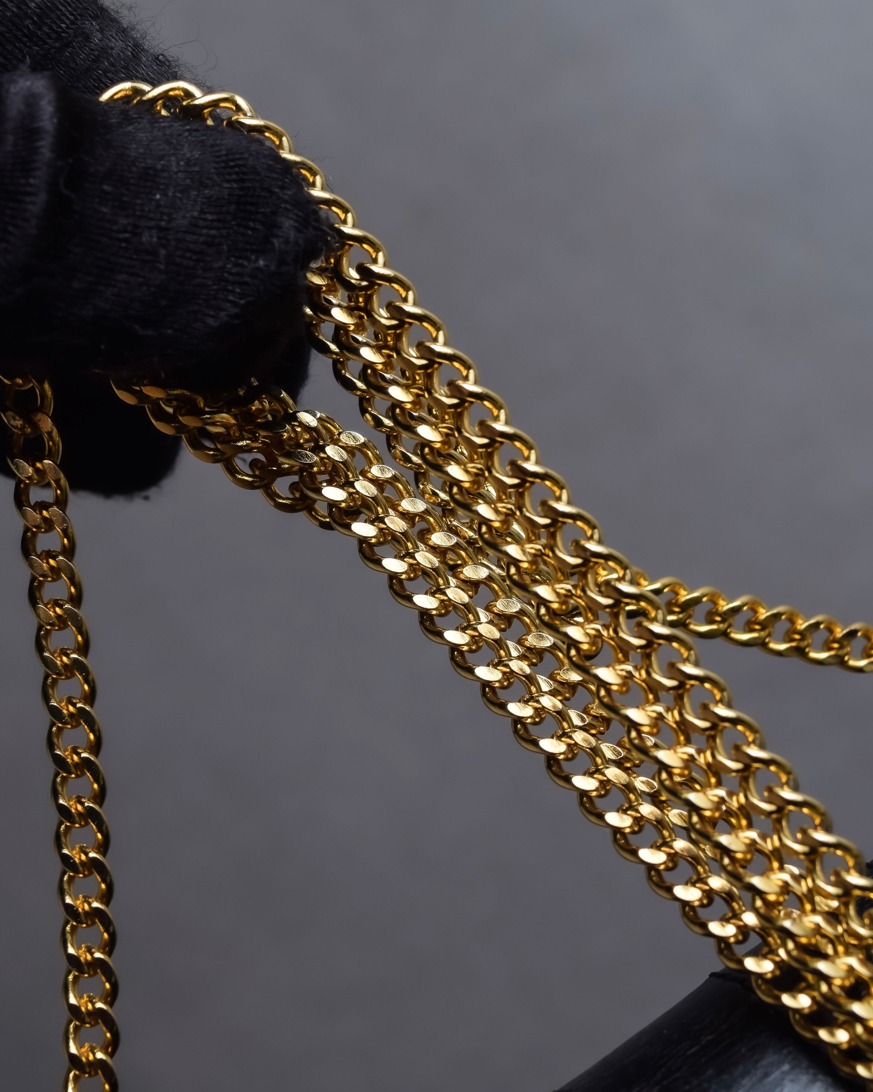 "Christian Dior" Layered flap oblique shoulder bag