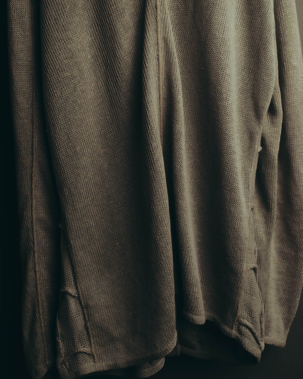 "ARMANI COLLEZIONI" 00's-10's Textured linen knit cardigan