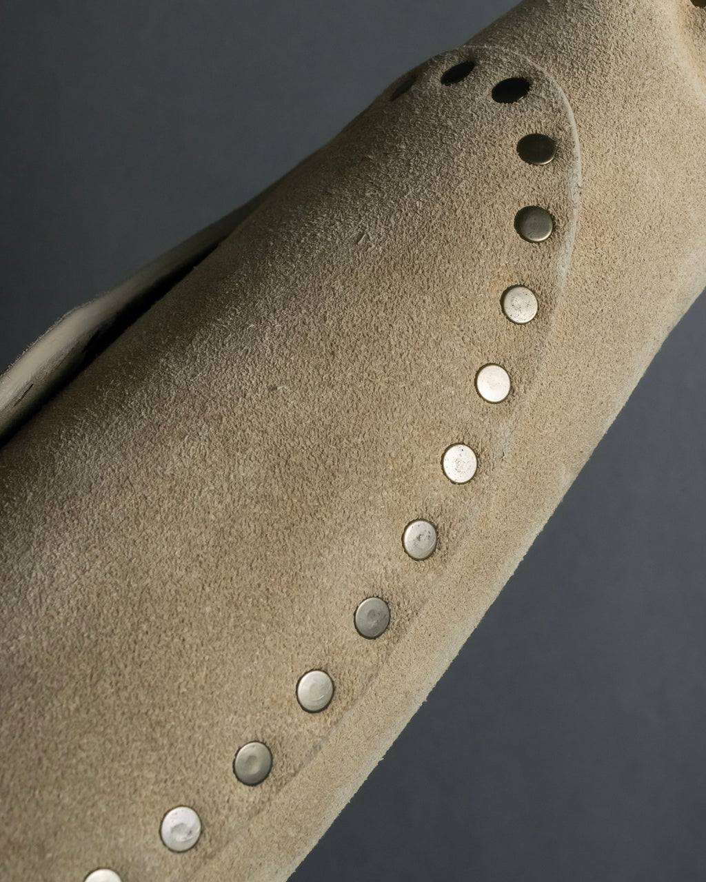 "CELINE" Studs design suede leather shoulder bag