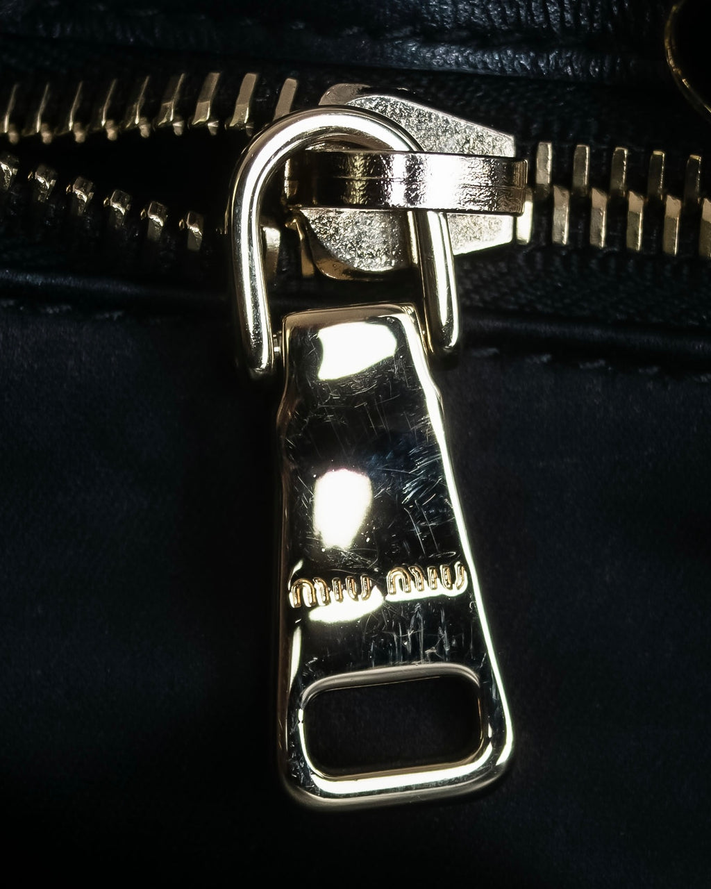 "MIU MIU" Matelasse design 2way leather bag