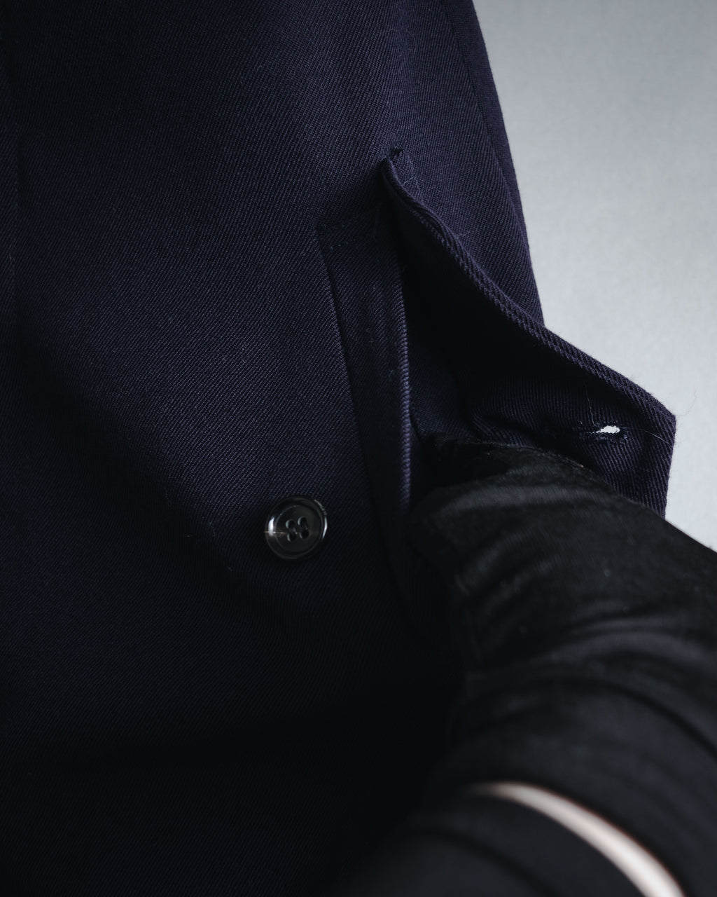 "Robe de chambre COMME des GARÇONS" 99AW asymmetrical panel wrap skirt