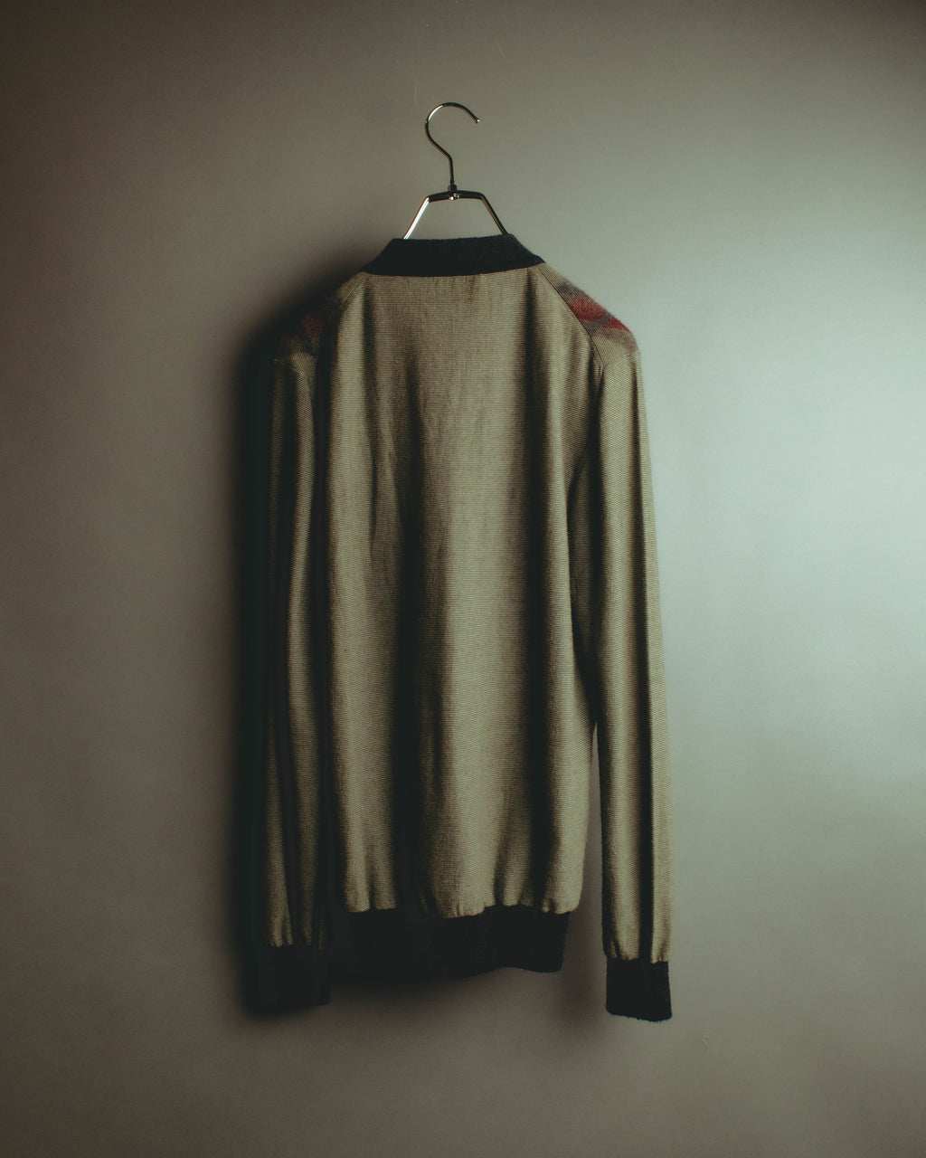 –SPECIAL– "Hermès" 90's-00's Plaid cashmere cardigan