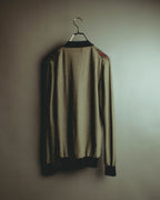 –SPECIAL– "Hermès" 90's-00's Plaid cashmere cardigan