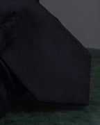 "GUCCI" Michele period tiger embroidery silk necktie