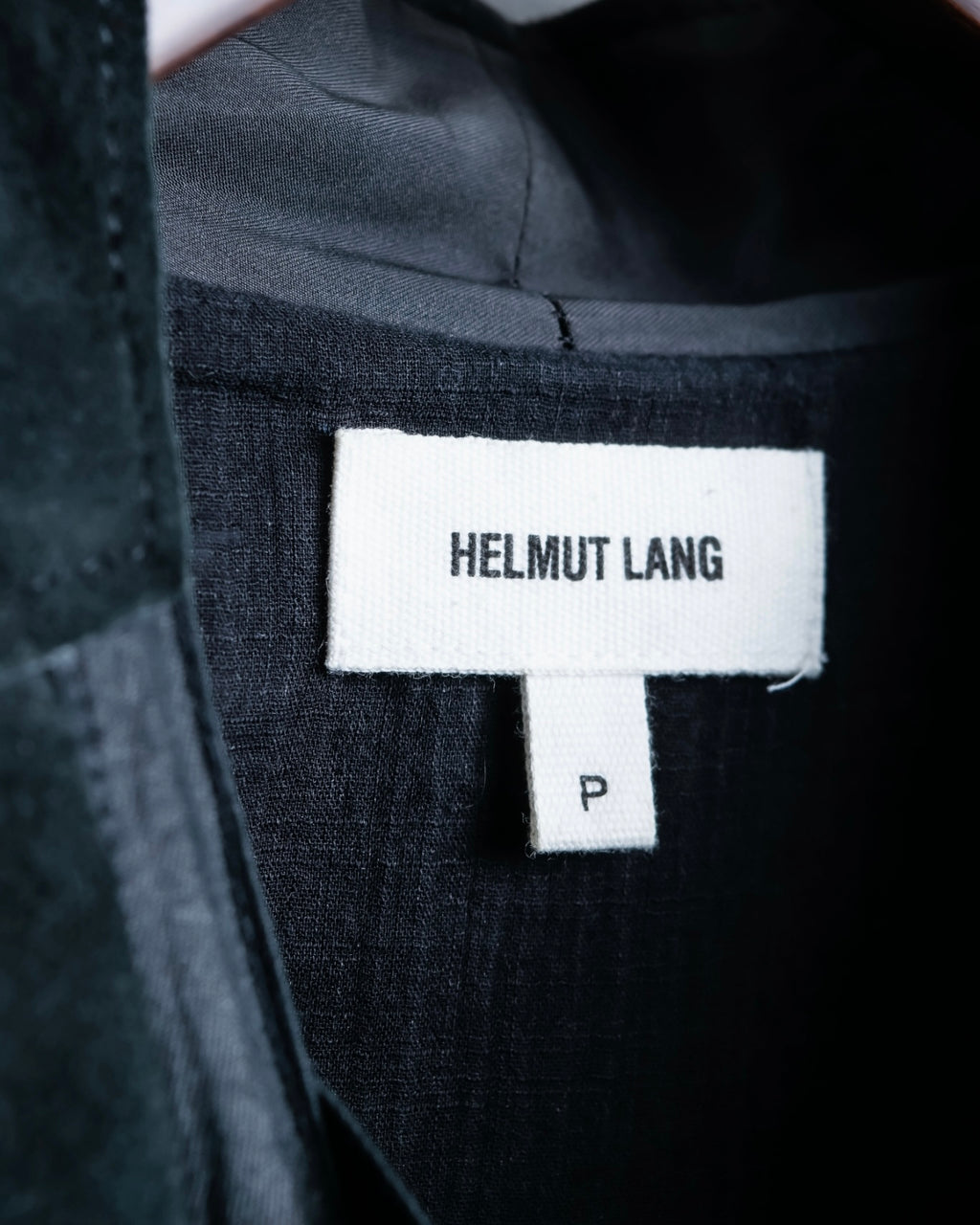 "HELMUT LANG" wrapped leather coat