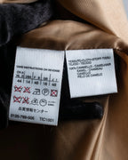 "Max Mara" Waist shape silhouette beige tailored jacket