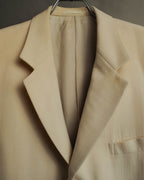 "Y's" 80's-early 90's Relaxed tailored wool skirt suit