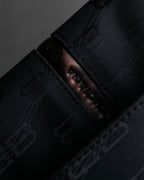 "BALENCIAGA" BB monogram jacquard shoulder bag