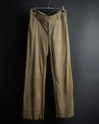 "GUCCI" Sand beige suede set up