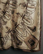 "Hermès" Cliquetis、J. Abadie silk scarf