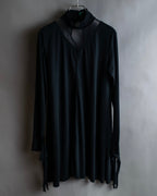 "JUNIOR GAULTIER" Sheer layered tie detail dress