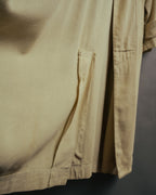 -MOOD Vintage Collections- 80’s-90’s Silk rayon drape long coat