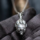 “Georg Jensen” Fruit motif designed silver chain necklace