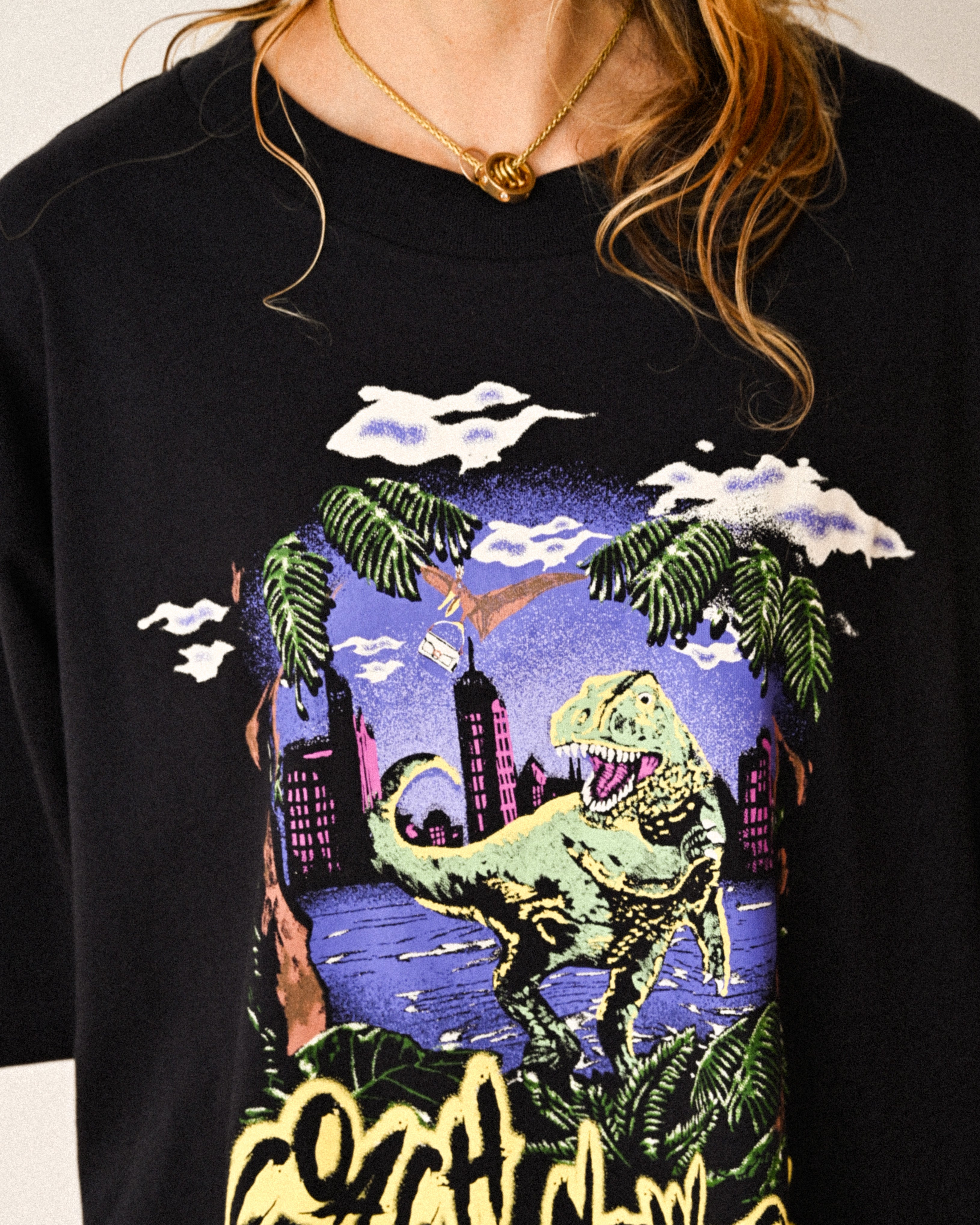 COACH/ “Rexy 10th Birthday Jungle Relaxed T-Shirt” Navy