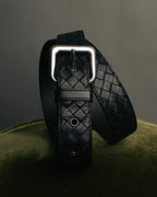 "BOTTEGA VENETA" 00's-10's Intrecciato leather belt