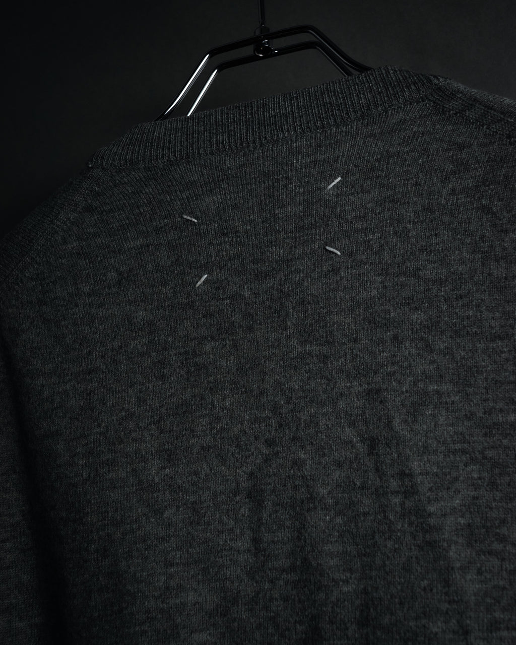 “MARTIN MARGIELA 14” 00’s Elbow patch wool cardigan