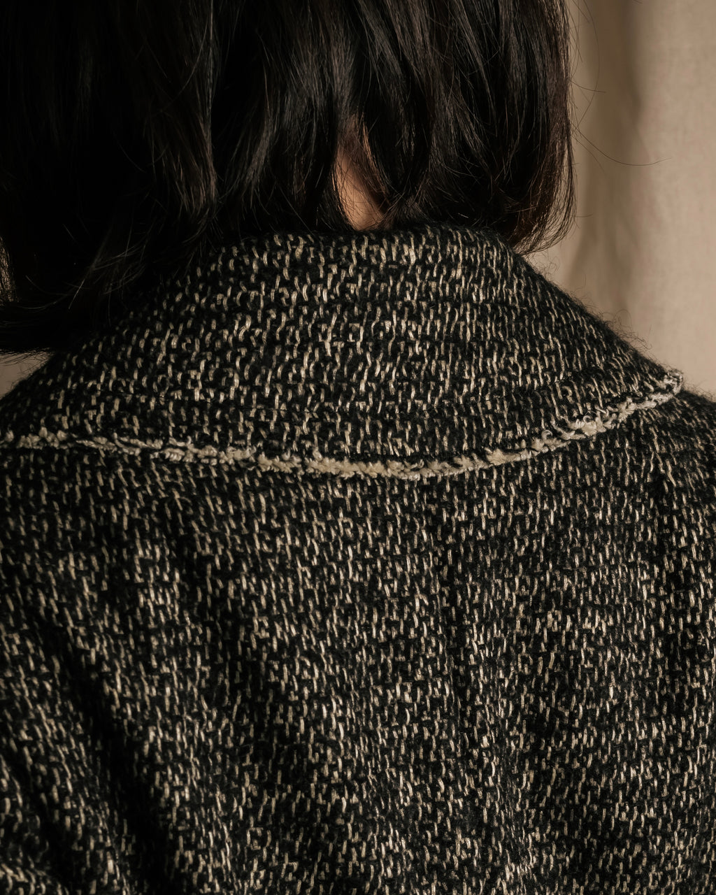 "Dolce & Gabbana" Double-breasted beautiful tweed long coat