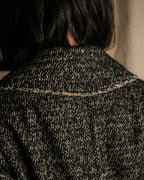 "Dolce & Gabbana" Double-breasted beautiful tweed long coat