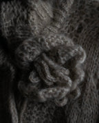 "ERMANNO SCERVINO" Three-dimensional knit long cardigan