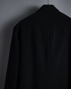 "ISSEY MIYAKE" 00AW Simple detail wool tailored jacket