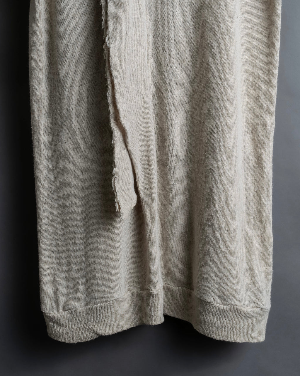 "Y's" Linen cotton mix ruffle design tank top