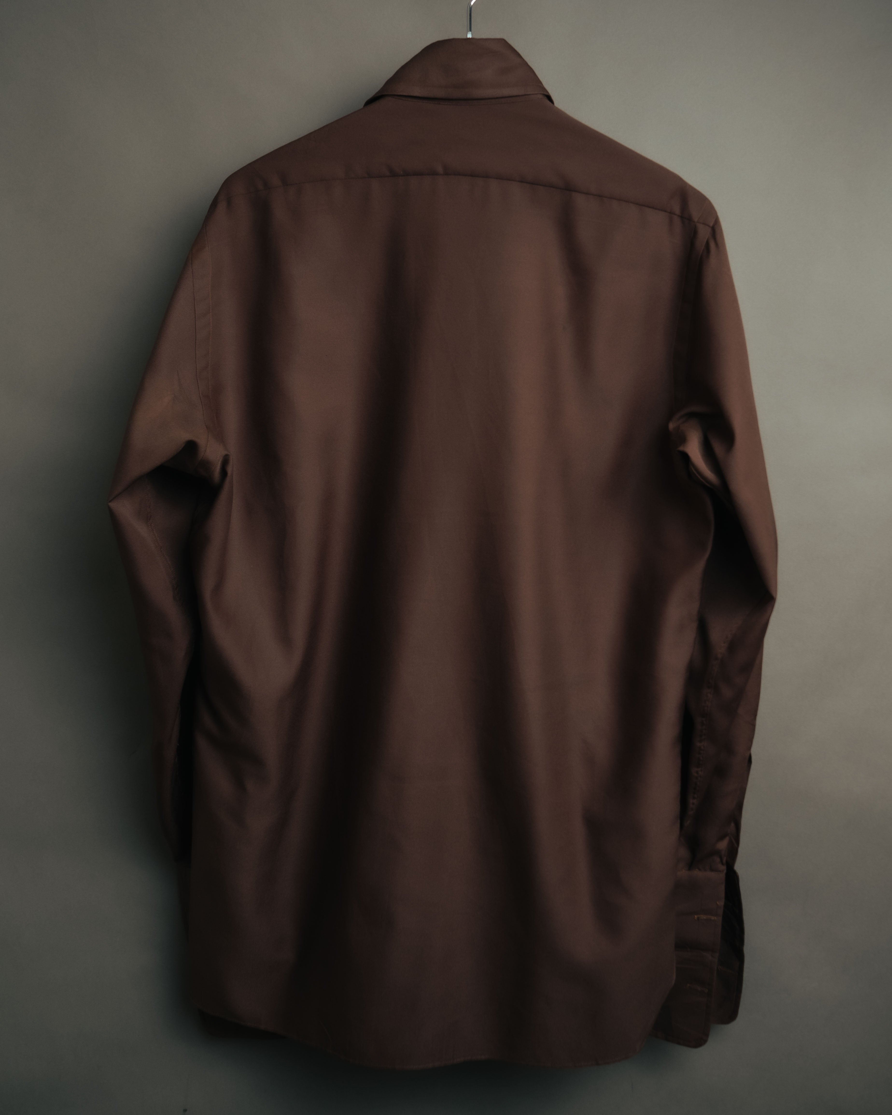 -MOOD Vintage Collections-
70’s-80’s Long point collar dress shirt