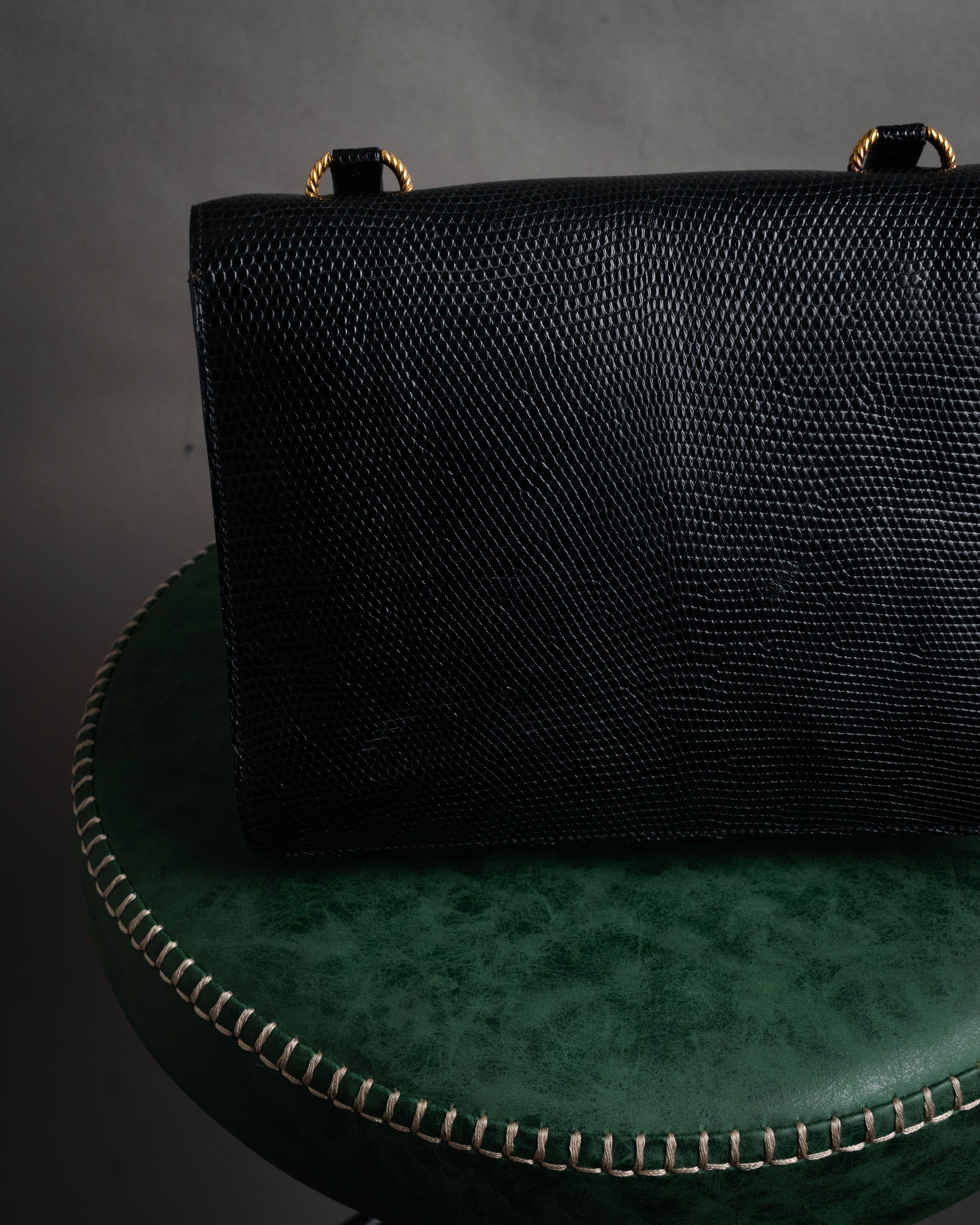 –SPECIAL– “HERMES” 1960’s-1970’s Lizard leather Vasco handbag