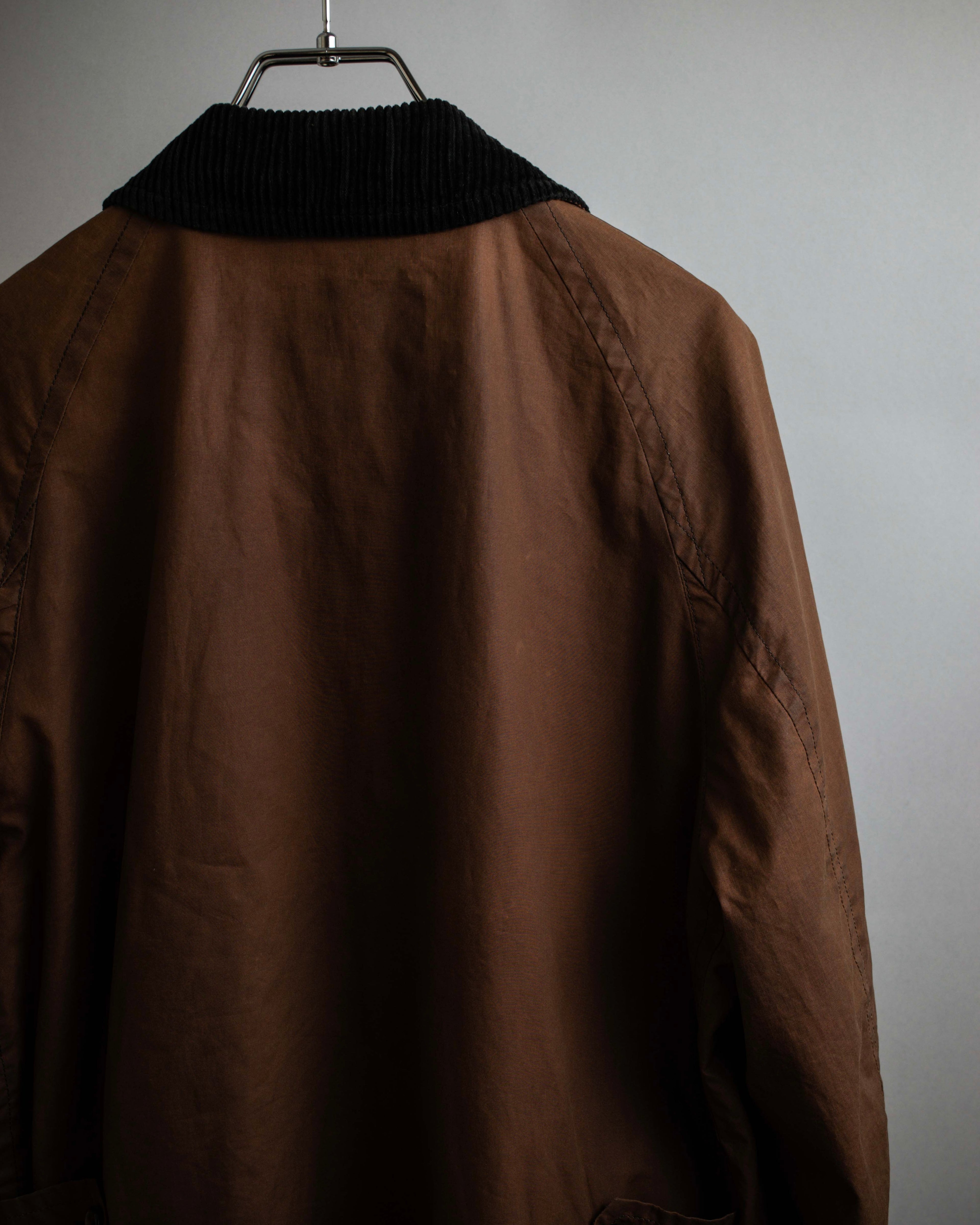 "COMME des GARCONS HOMME"
03AW corduroy collar design stand collar long coat