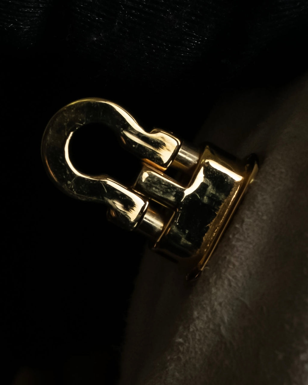 "Salvatore Ferragamo" Belted suede sleeveless dress