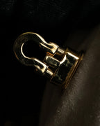 "Salvatore Ferragamo" Belted suede sleeveless dress