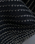 "Alexandar McQueen" Waist-shape detail vertical stitch cardigan