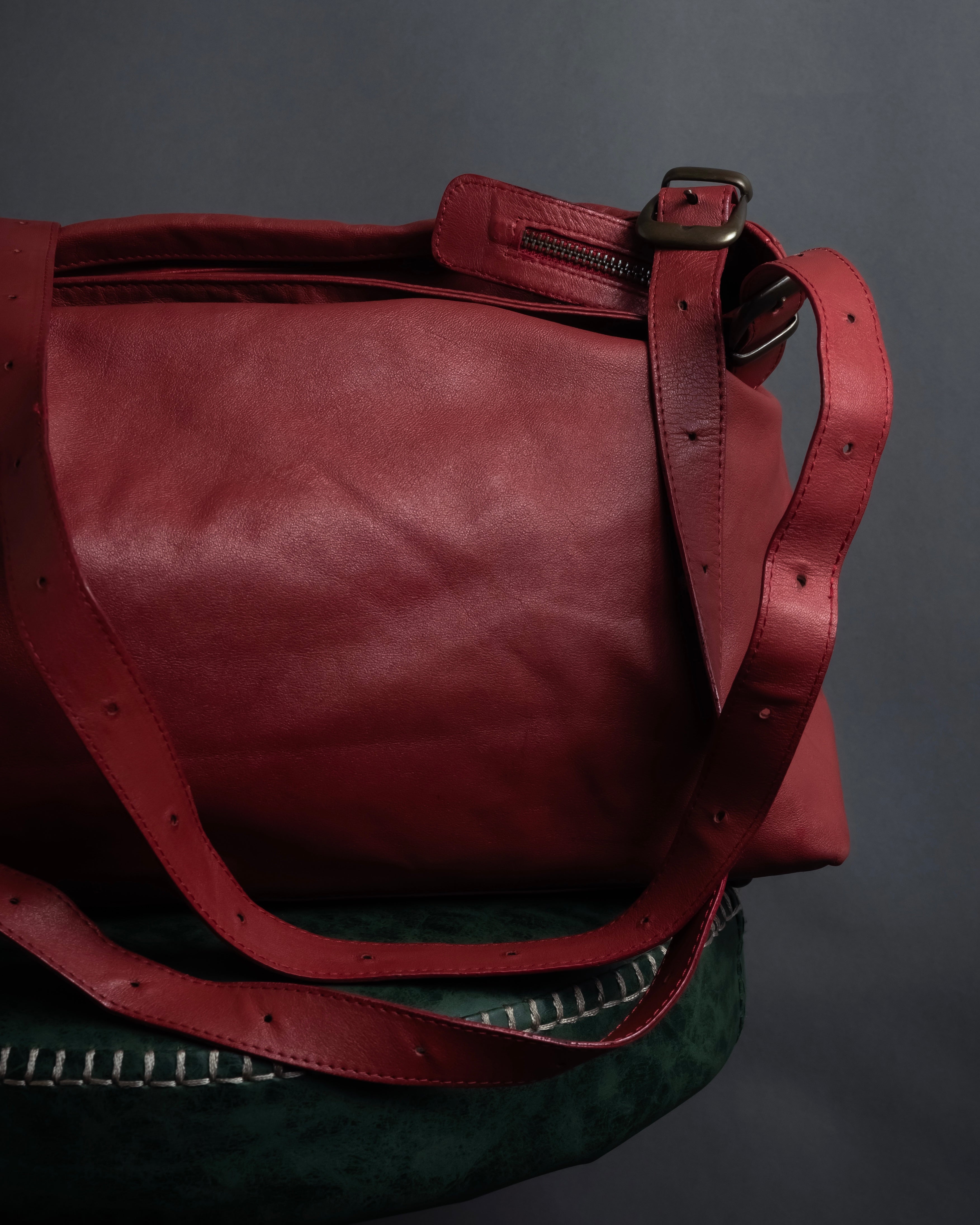 -SPECIAL- "Maison Martin Margiela"
 00'sLate period-13's Double strap design large shoulder bag