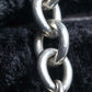 "Tiffany&Co" Heart motif sterling silver chain bracelet