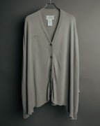 “Maison Martin Margiela” 2012SS line 4 oversized draped knit cardigan