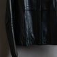 "PAUL SMITH" 100% sheep skin no collar leather jacket