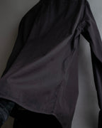 "GUCCI" Spread collar embroidered cotton shirt