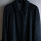 "BURBERRYS" Fly front cashmere blend soutien collar long coat