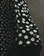 -SPECIAL- "Saint Laurent" 2019-2020 Polka dot silk long sleeve shirt