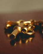 –SPECIAL– "CELINE" 90's Sculptural toggle chain bracelet