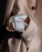 "JIL SANDER" Pink beige color spring coat