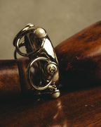 -SPECIAL- “CHANEL” 22C Pearl embellished ring statement cuff bracelet
