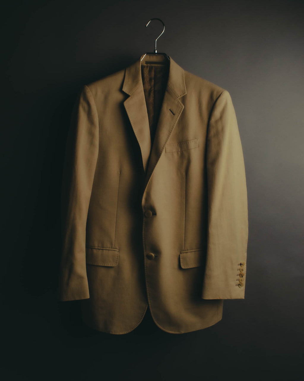 “GUCCI” 00’s-10’s Cotton mohair tailored jacket
