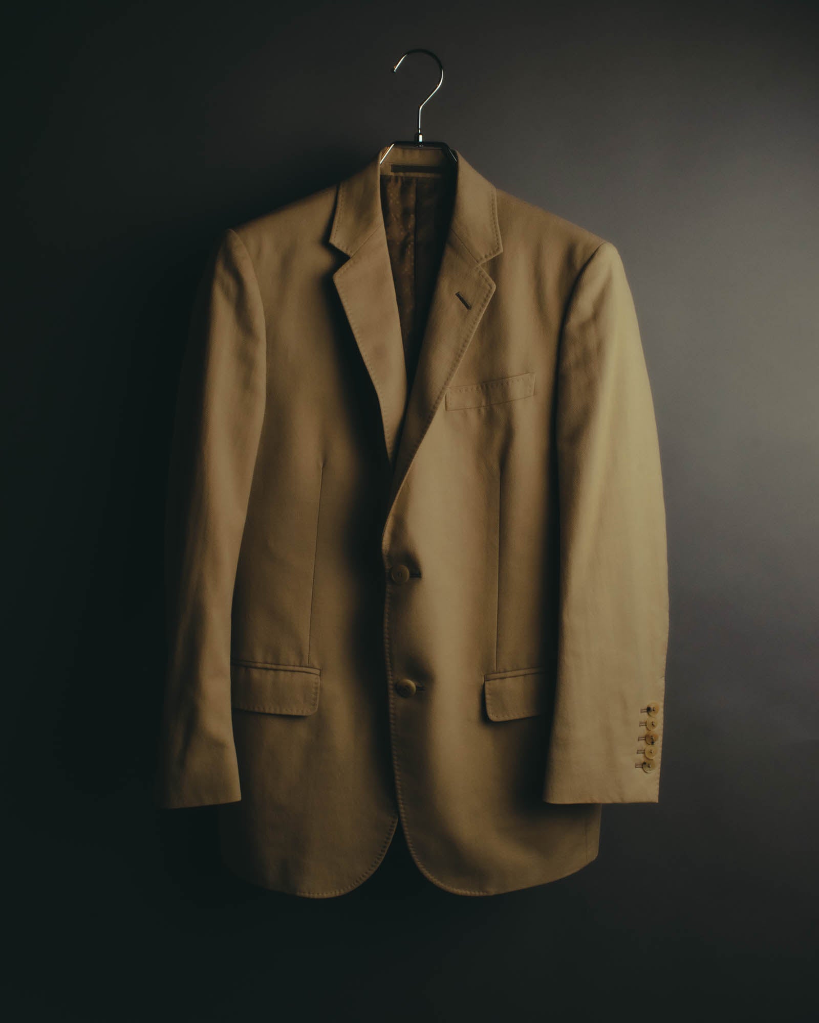 “GUCCI” 00’s-10’s Cotton mohair tailored jacket
