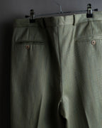 Vintage khaki green wide slacks