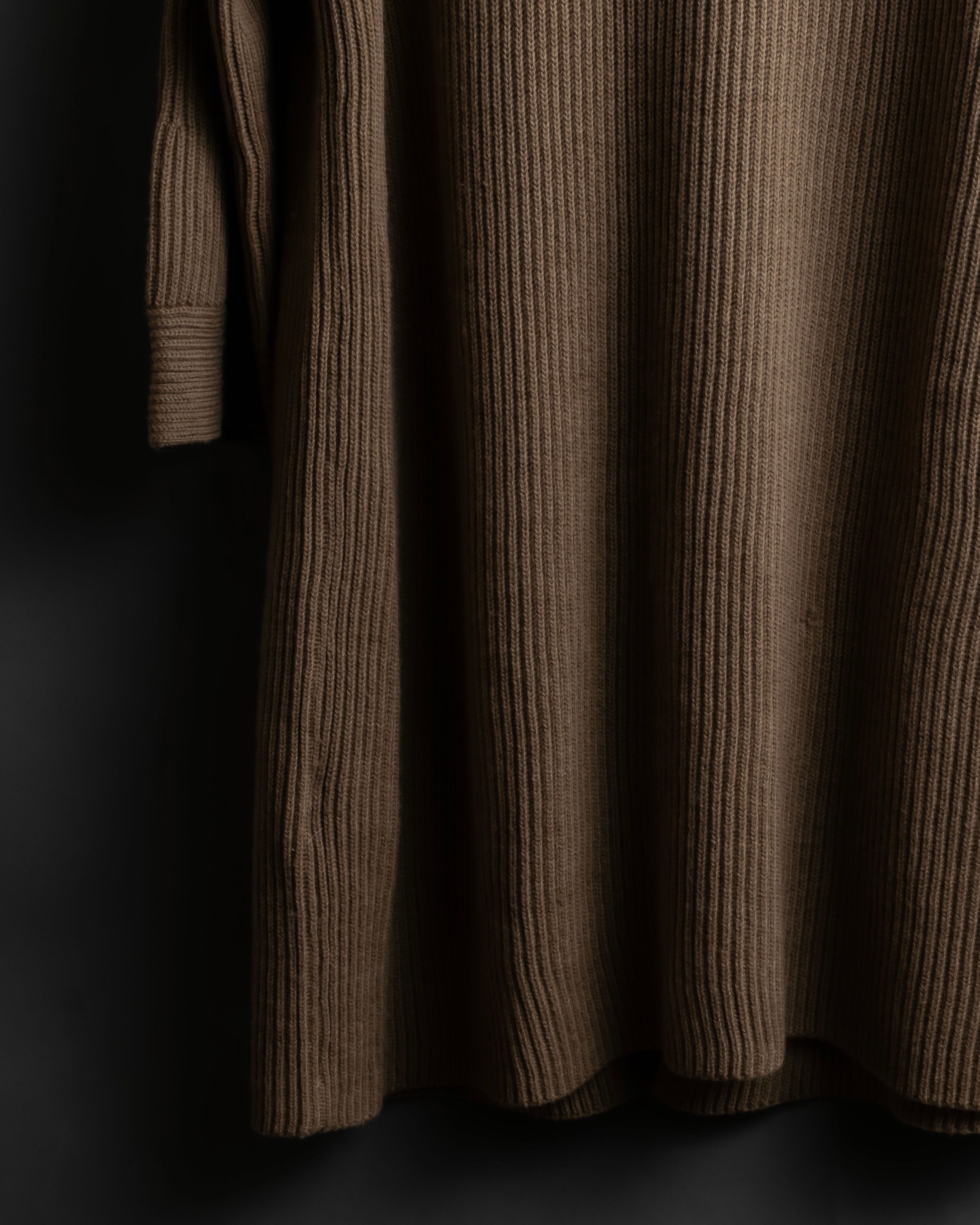 "POLO Ralph Lauren" Buckle closure design ribbed cardigan