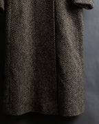Vintage irish tweed long coat