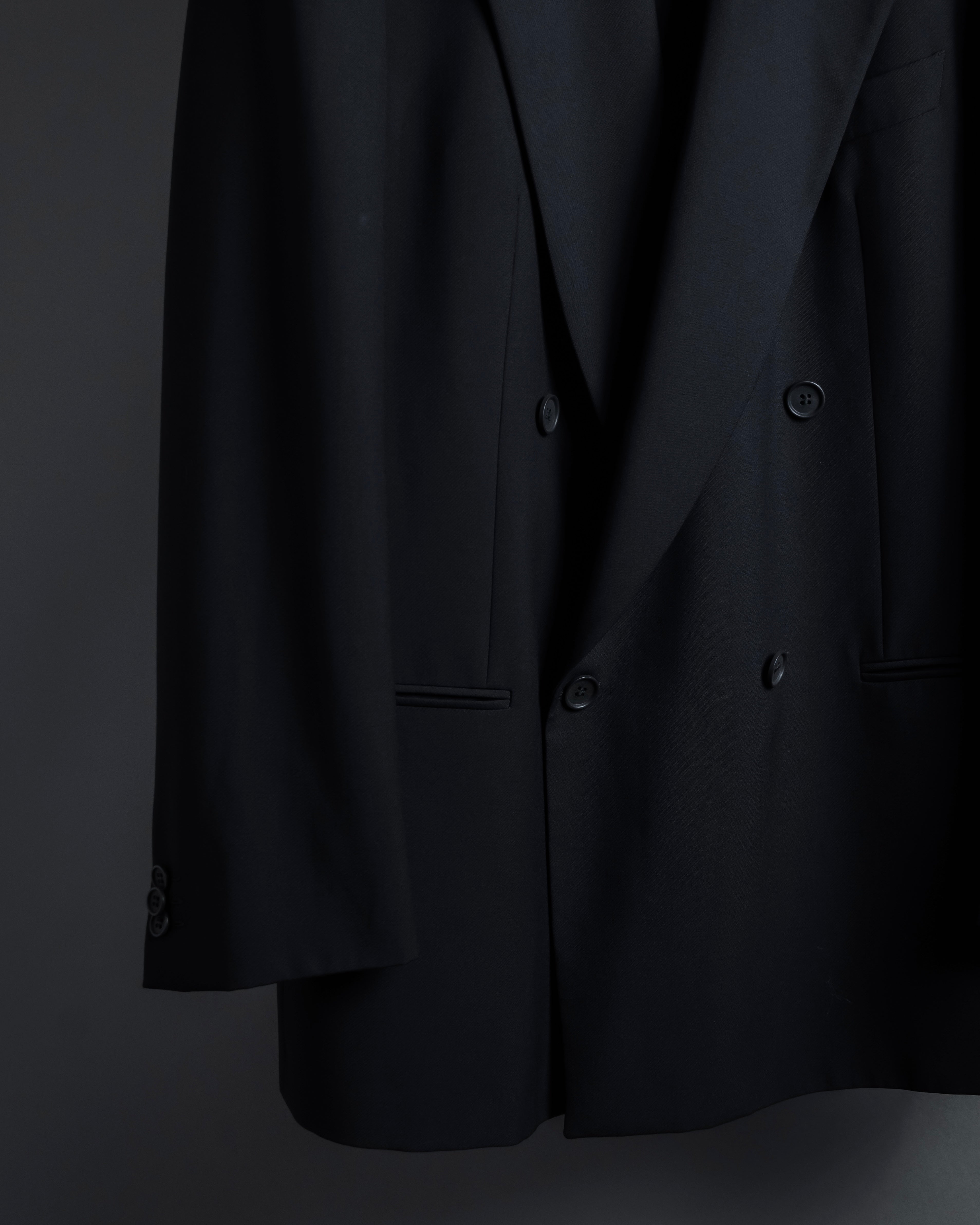"GIORGIO ARMANI" Double-breasted classic tailoring set up