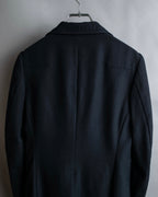 "Y's" Peak lapel double breasted morning coat