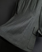 "Christian Dior" Flap pocket detail military tailored jacket